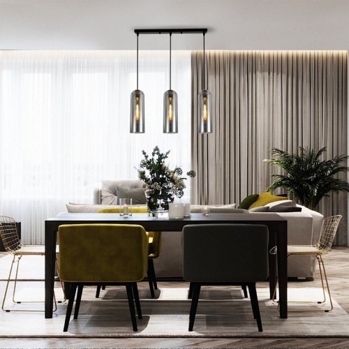 Подвесной светильник Escada Damask 10195/3S Smoke Подвесной светильник Escada Damask 10195/3S Smoke