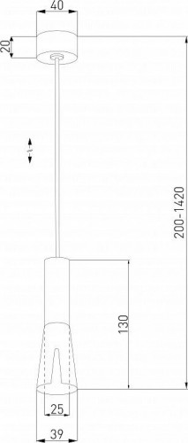 Подвесной светодиодный светильник Elektrostandard Pino 50311 LED a067972
