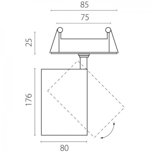 Спот Canno Pro C4307RS