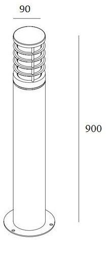 Наземный светильник 61833-900 Bl