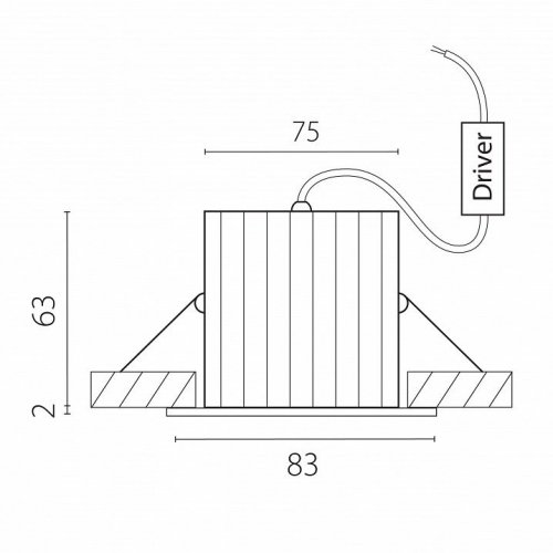 Точечный светильник Lightstar Ciclone 385647