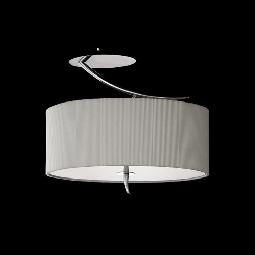 Потолочная люстра Mantra Eve Chrome - Cream Shade 1132