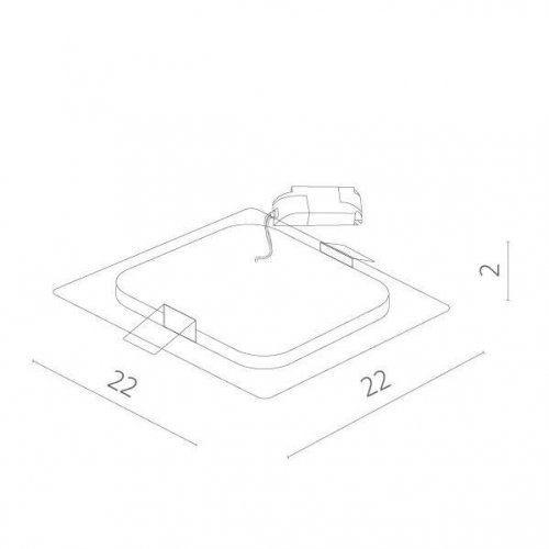 Точечный встраиваемый светильник Arte Lamp Fine A2418PL-1WH