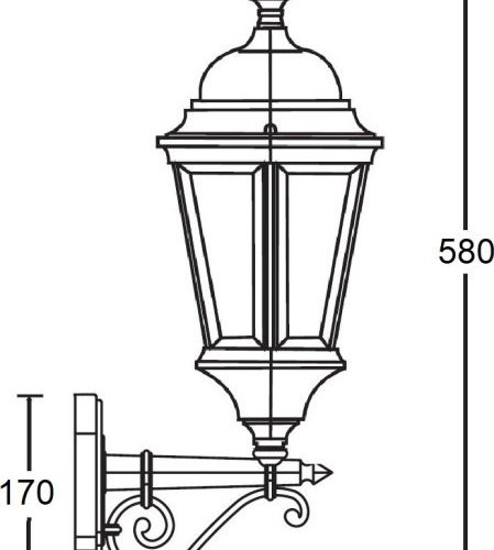 Настенный фонарь Oasis Light уличный ASTORIA 2 91401L 02 Gw Настенный фонарь Oasis Light уличный ASTORIA 2 91401L 02 Gw
