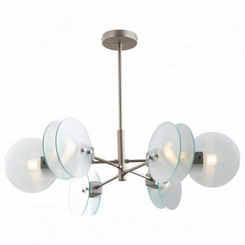 Потолочная люстра iLamp Panorama 15598-6 SN+CL