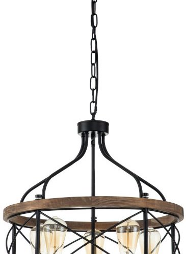 Подвесная люстра Indigo Camino 10017/5P Black V000206