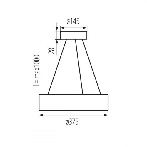 Подвесной светильник Kanlux JASMIN C 370-B 36506