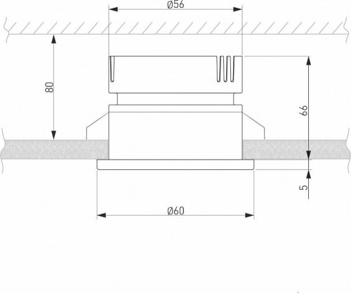 Встраиваемый светодиодный светильник Elektrostandard Nuta 25026/Led 7W 4200K WH белый a056780