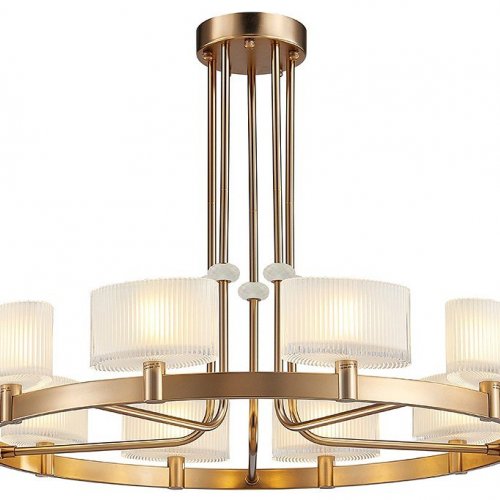 Потолочная люстра Newport 4330 4338+2/C new gold Потолочная люстра Newport 4330 4338+2/C new gold