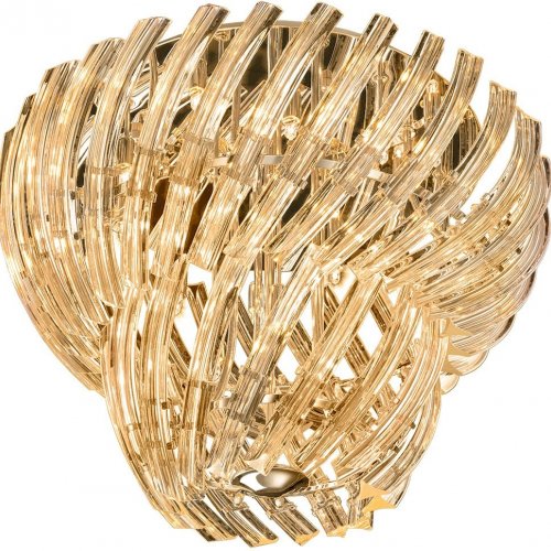 Потолочная люстра DeLight Collection Calligo 4424-600 ti-gold/amber Потолочная люстра DeLight Collection Calligo 4424-600 ti-gold/amber