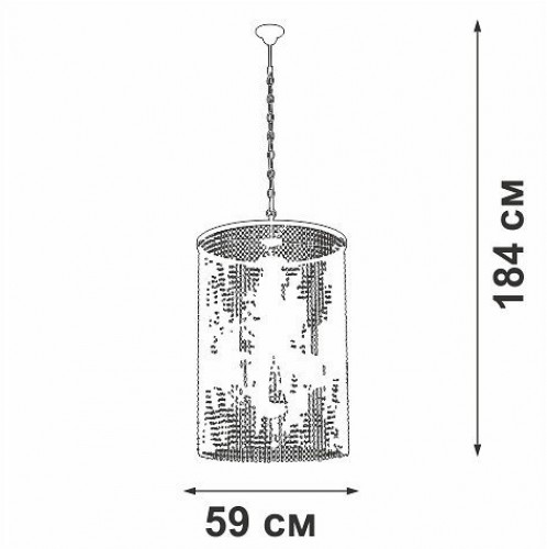 Подвесная люстра Vitaluce V5817-7/6