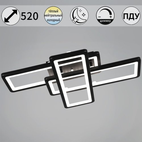 Потолочная люстра 03629-0.3-03B BK Потолочная люстра 03629-0.3-03B BK