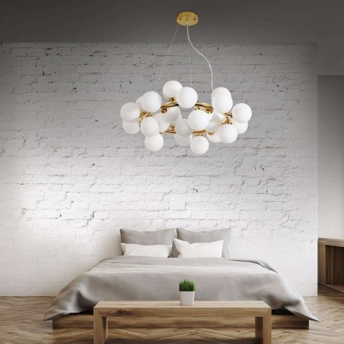 Подвесная люстра Lumina Deco Marsiada LDP 6033-25 GD