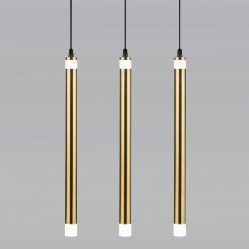 Подвесной светодиодный светильник Eurosvet Maestro 50133/3 LED бронза