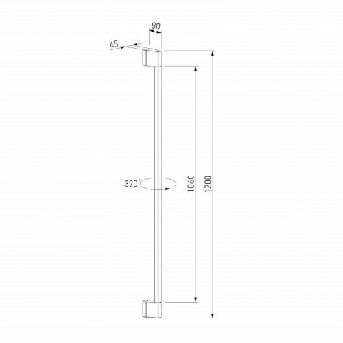 Уличный настенный светодиодный cветильник Elektrostandard Argos 35121/D черный a069887