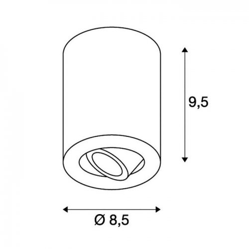 Потолочный светильник SLV Triledo Round CL 1002010