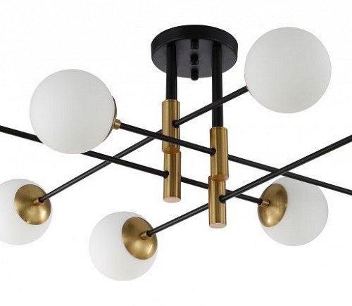 Потолочная люстра Crystal Lux FIDEL FIDEL PL8 BLACK
