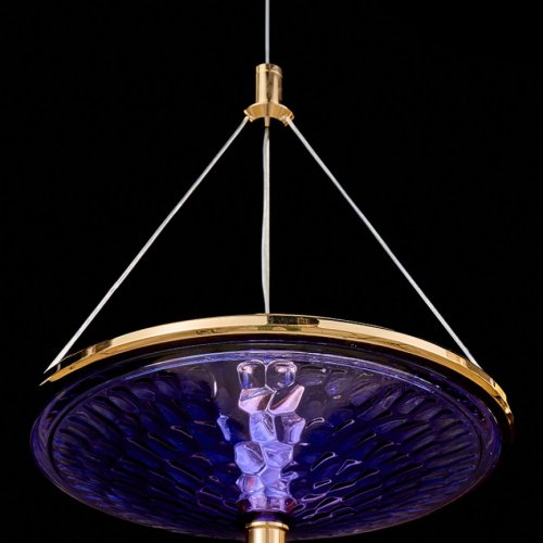 Подвесной светильник Chantale LE3027/1S GD/BL Подвесной светильник Chantale LE3027/1S GD/BL