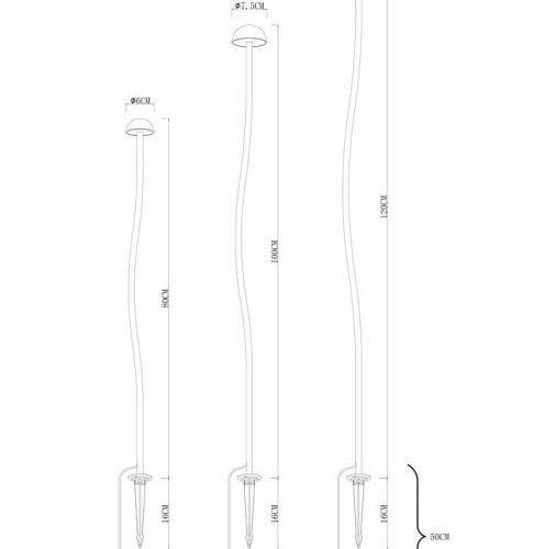 Грунтовый светильник Arte Lamp Motus A1081PA-3WH