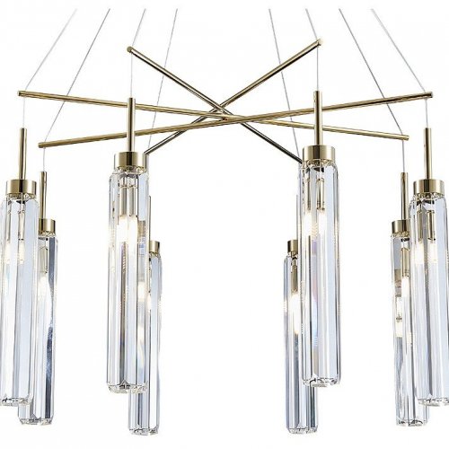 Подвесная люстра Newport 4524+4/S gold М0066077 Подвесная люстра Newport 4524+4/S gold М0066077