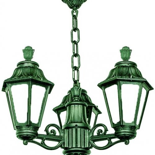 Уличный светильник подвесной Fumagalli RUT E26.120.S30.VYF1R