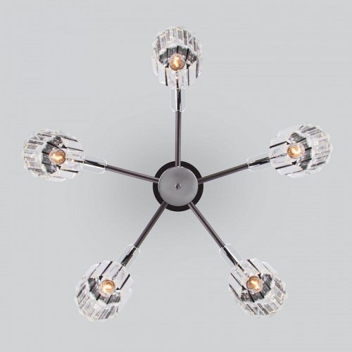 Потолочная люстра Eurosvet Tenia 70090/5 графит Потолочная люстра Eurosvet Tenia 70090/5 графит