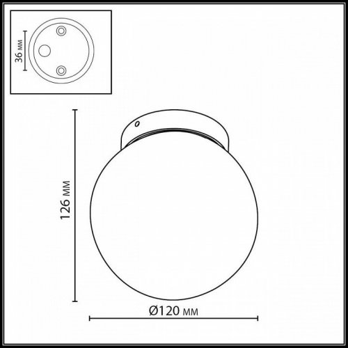 Потолочный светильник уличный Odeon Light Viva 7124/1C