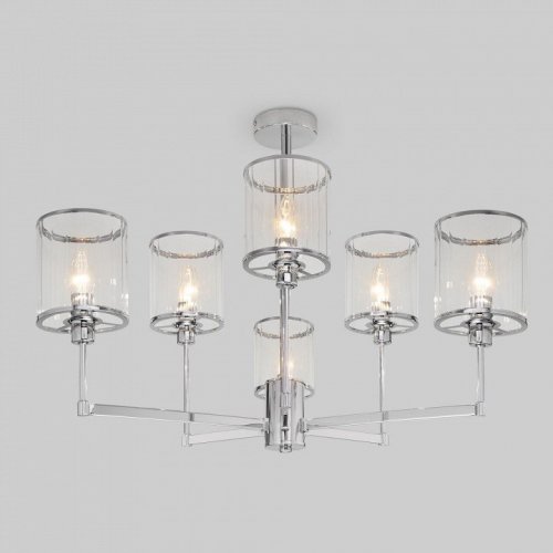 Потолочная люстра Eurosvet Inari 60144/6 хром Потолочная люстра Eurosvet Inari 60144/6 хром