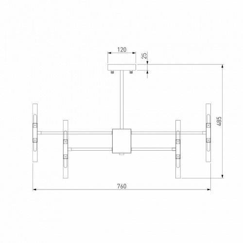 Люстра на штанге Bogates Bastone a054007