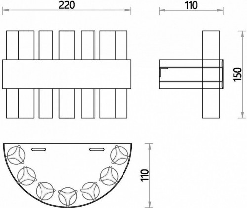 Настенный светильник Favourite Placerat 4012-1W