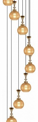 Подвесная люстра Reluce 02001-0.9-09 Amber