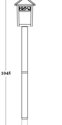 Наземный фонарь Oasis Light KRAKOV 2 87306 Gb Наземный фонарь Oasis Light KRAKOV 2 87306 Gb