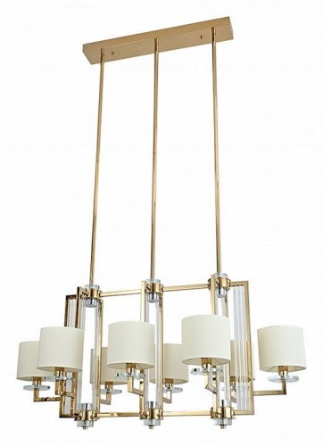 Подвесная люстра Newport 35400 35408/S gold без абажуров Подвесная люстра Newport 35400 35408/S gold без абажуров