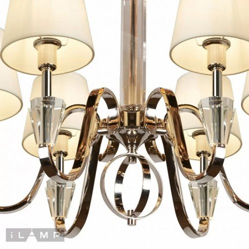 Подвесная люстра iLamp Alesti P2424-6 Nickel