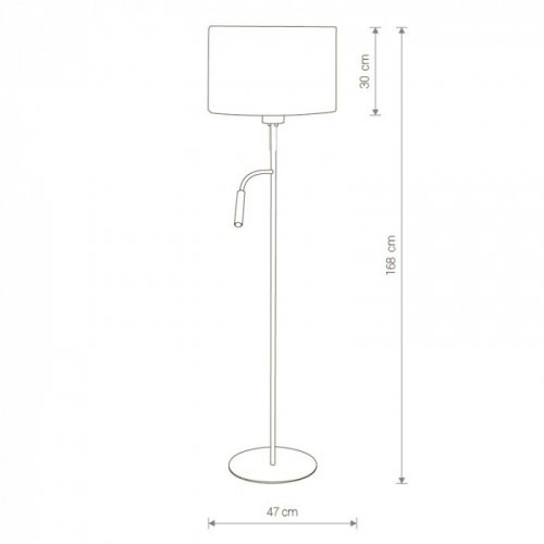 Торшер Nowodvorski Hotel Plus 9074