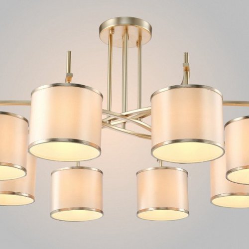 Потолочная люстра Crystal Lux Sergio PL8 Gold