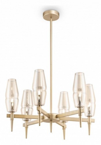 Люстра на штанге Maytoni House H002PL-06G