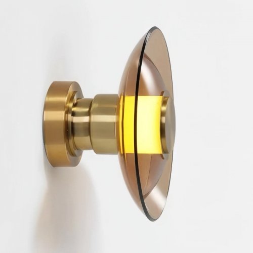 Настенно-потолочный светильник 8665 8665W/S gold/amber