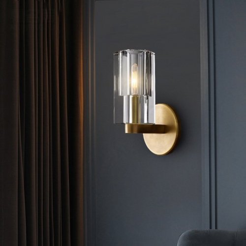 Бра Wall lamp 8816W gold/clear Бра Wall lamp 8816W gold/clear