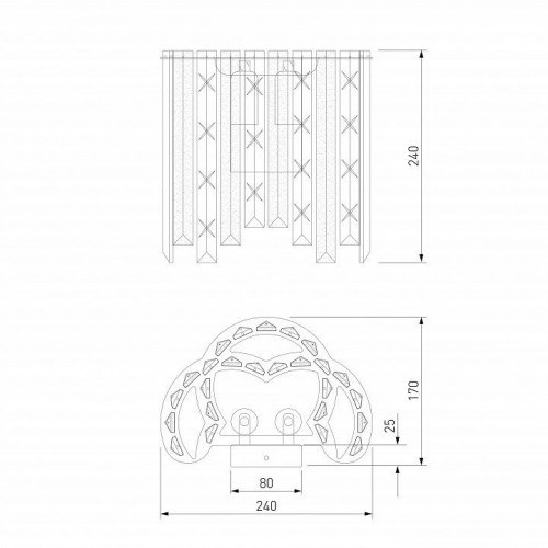 Накладной светильник Eurosvet Radiance 101011