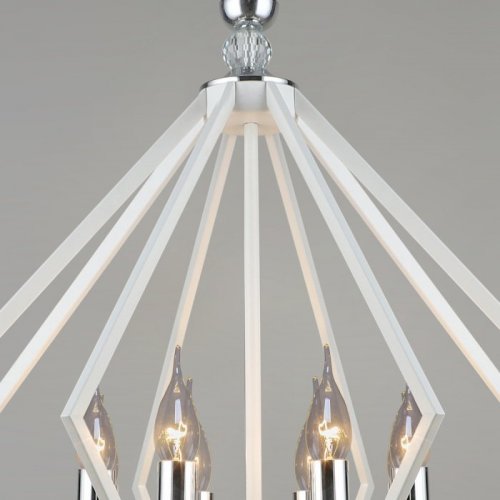Подвесная люстра 05325-0.4-08 WT+CR Подвесная люстра 05325-0.4-08 WT+CR