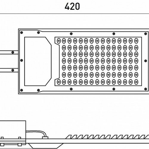 Уличный консольный светильник ЭРА SPP-503-0-30K-100