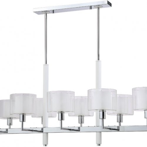 Подвесная люстра Crystal Lux Maestro SP-PL10 L1100 Chrome