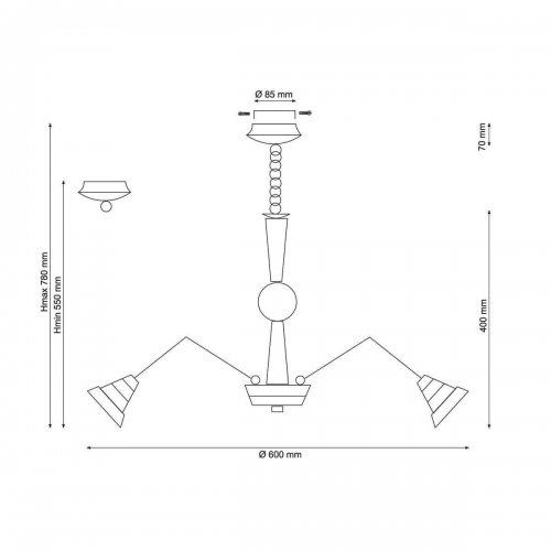 Подвесная люстра Lucia Tucci Natura 072.6 LED Подвесная люстра Lucia Tucci Natura 072.6 LED
