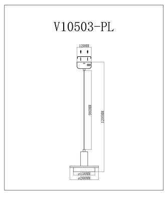 Подвесной светодиодный светильник Moderli Solumn V10503-PL