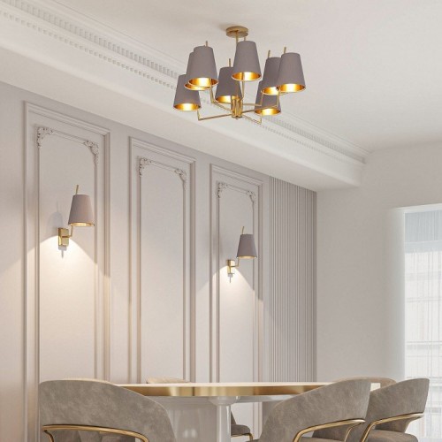 Потолочная люстра Eurosvet Topanga 60173/8 латунь Потолочная люстра Eurosvet Topanga 60173/8 латунь