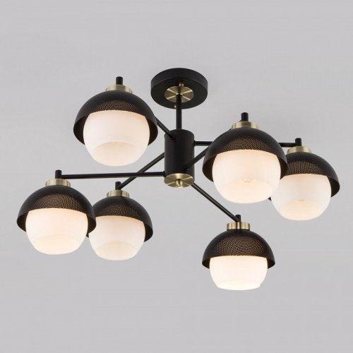 Потолочная люстра Eurosvet Nocciola 70106/6 черный Потолочная люстра Eurosvet Nocciola 70106/6 черный