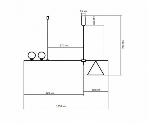 Подвесная люстра Kink Light Пулл 07620-2+1,19