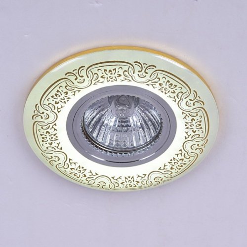 Точечный светильник Reluce 09502-9.0-001MN MR16+LED3W WH/GD