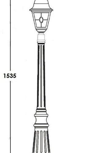 Наземный фонарь Oasis Light QUADRO M lead GLASS 79911MlgY Bl Наземный фонарь Oasis Light QUADRO M lead GLASS 79911MlgY Bl